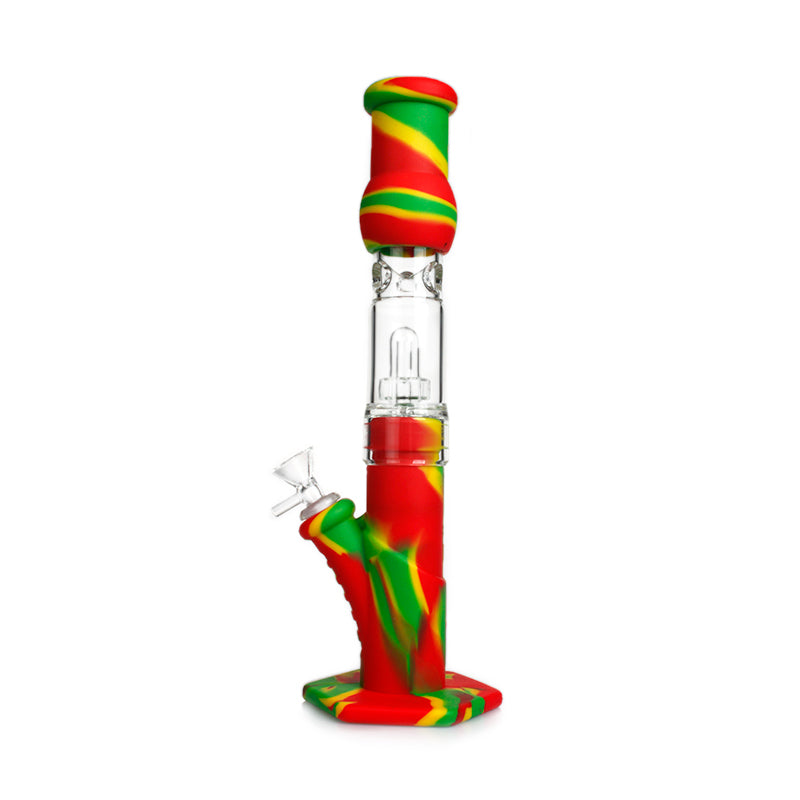 𝗧𝗫-𝟯𝟳 Straight Tube Silicone 13in Water Pipe