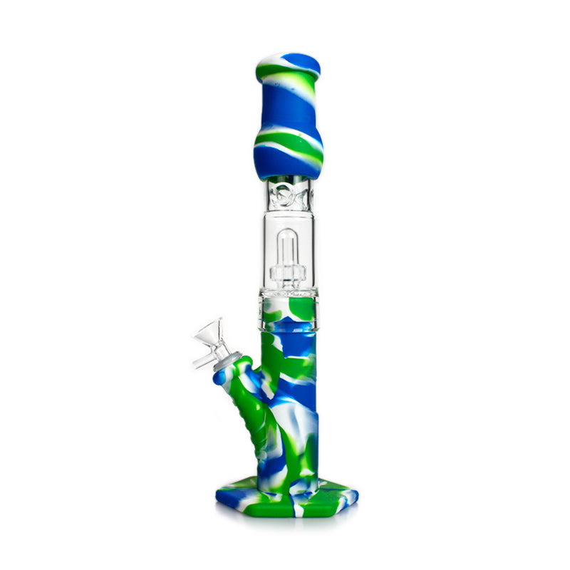 𝗧𝗫-𝟯𝟳 Straight Tube Silicone 13in Water Pipe