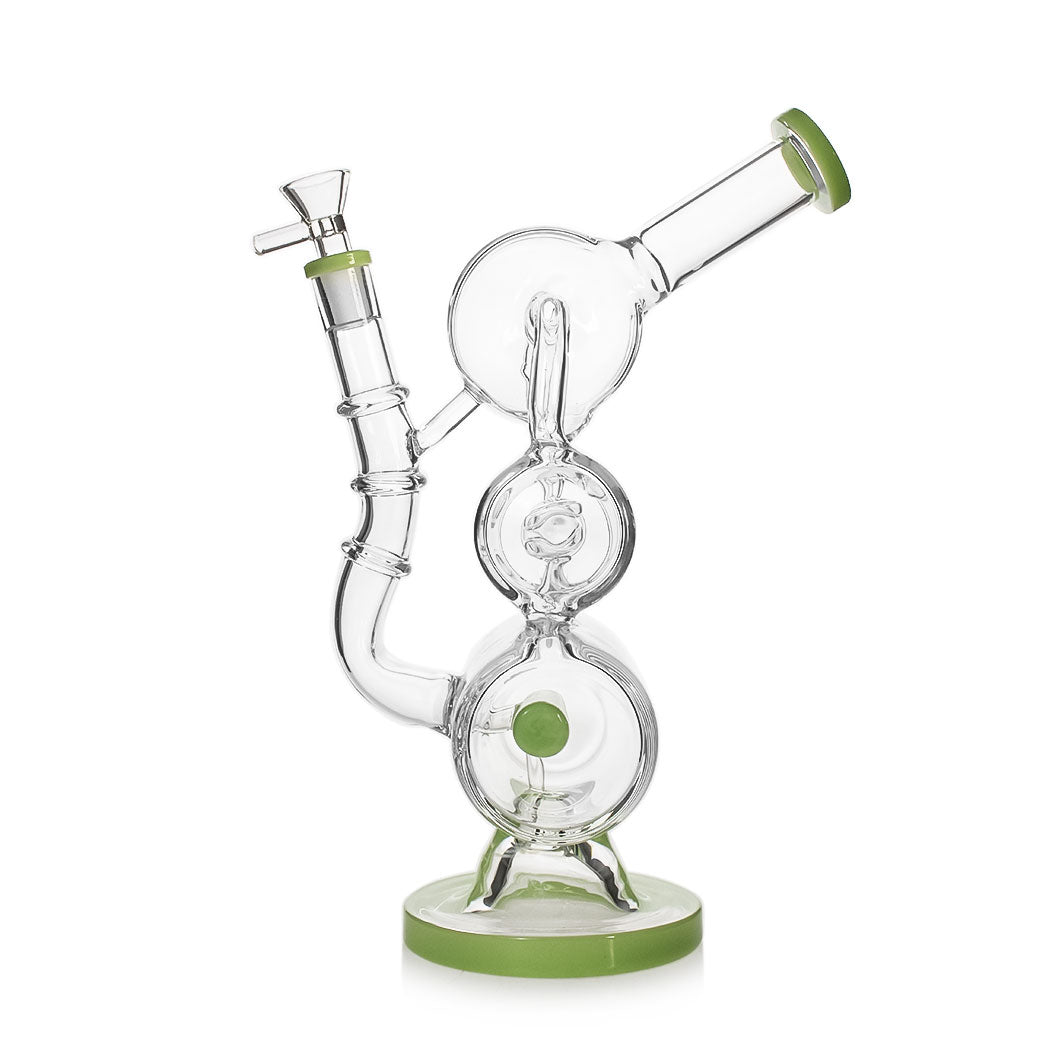 ๐ฆ๐ฃ๐ฎ๐ด๐ฒ Recycler w/ Inline Diffuser Perc 11in Water Pipe