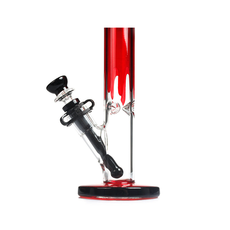 PHX116 Phoenix Star Glass Straight Tube 10in Waterpipe
