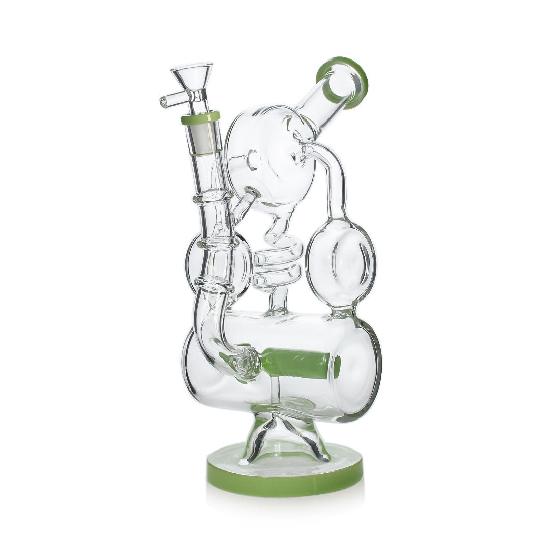 ๐ฆ๐ฃ๐ฎ๐ด๐ฒ Recycler w/ Inline Diffuser Perc 11in Water Pipe