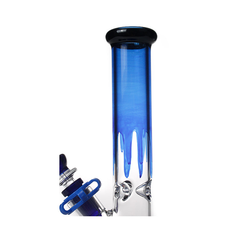 PHX116 Phoenix Star Glass Straight Tube 10in Waterpipe