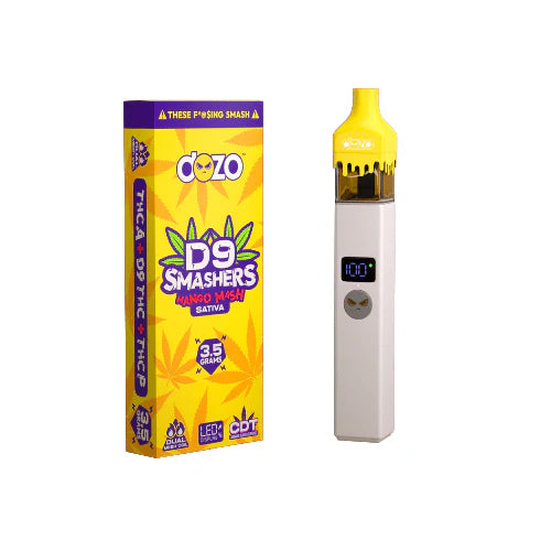 DOZO D9 Smashers 3.5g THC-A + Delta-9 THC + THC-P Disposable 5ct Box