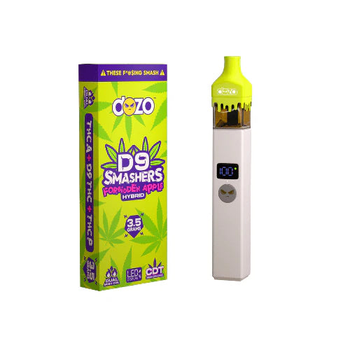 DOZO D9 Smashers 3.5g THC-A + Delta-9 THC + THC-P Disposable 5ct Box