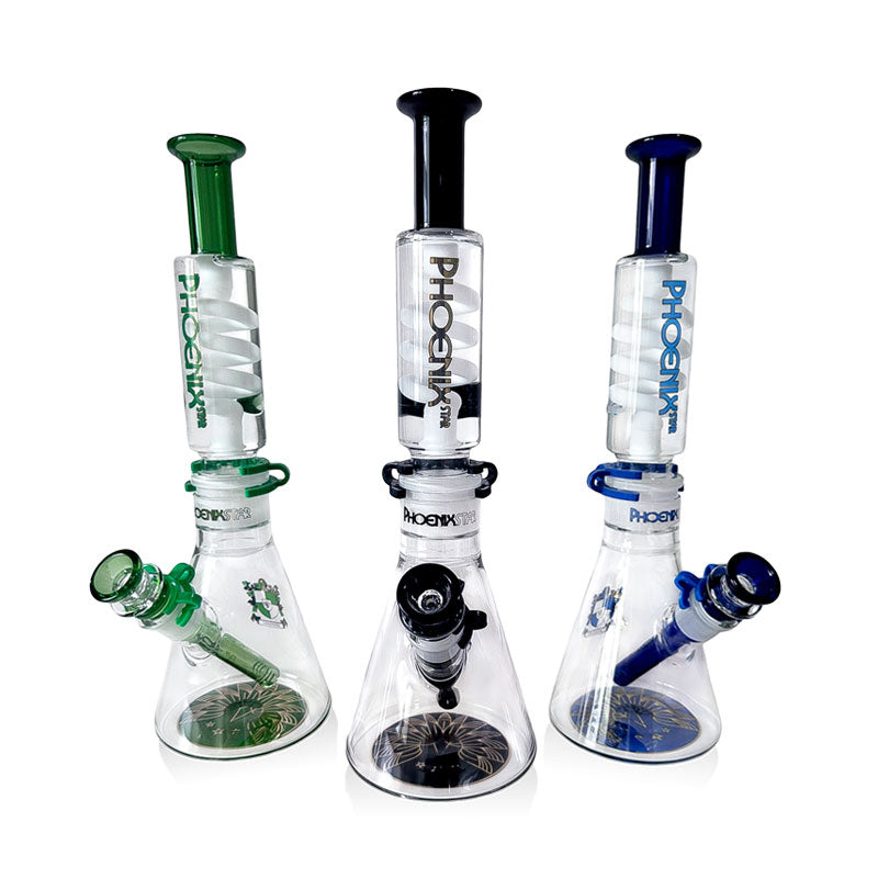 PHX542 Phoenix Star Glass Glycerin Beaker 12in Waterpipe