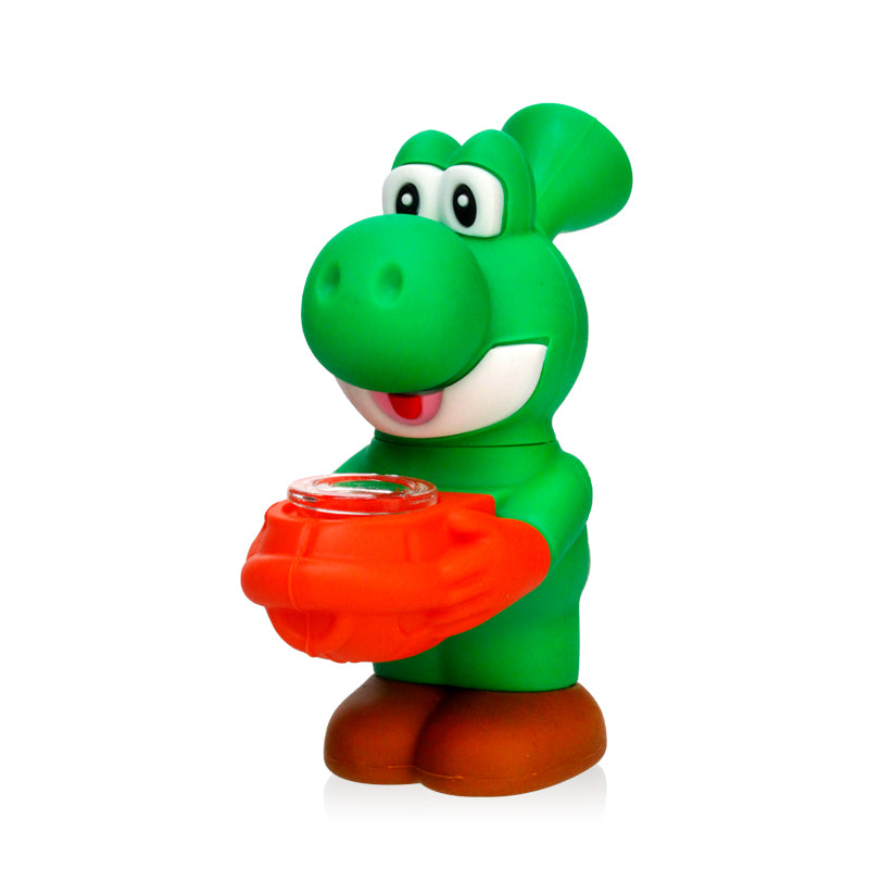 ๐ง๐ซ-๐ญ๐ฑ๐ฎ Yoshi Silicone 4.5in Water Pipe