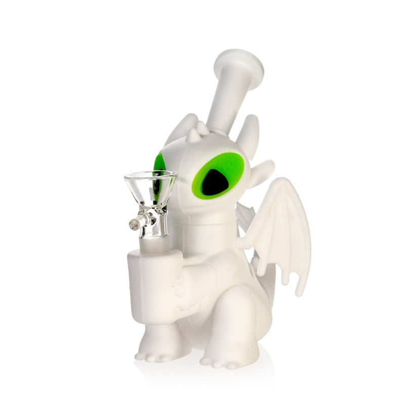 ๐ง๐ซ-๐ฎ๐ฌ๐ณ Toothless Dragon Silicone 5in Water Pipe