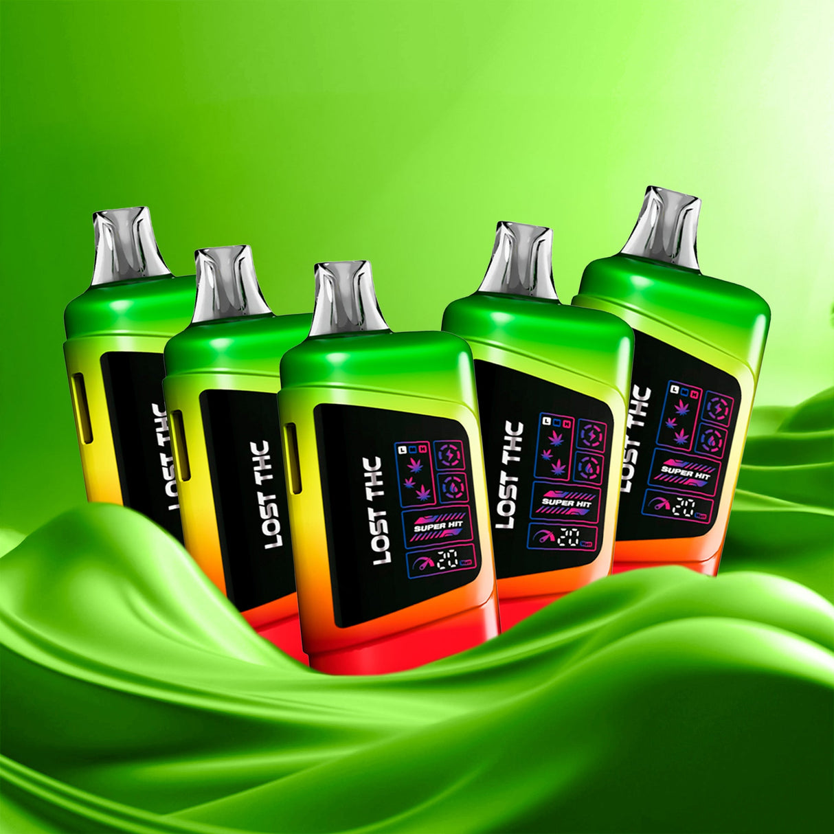 Lost THC 420-Edition V3 7.5 Gram THCA Disposable 5ct Display