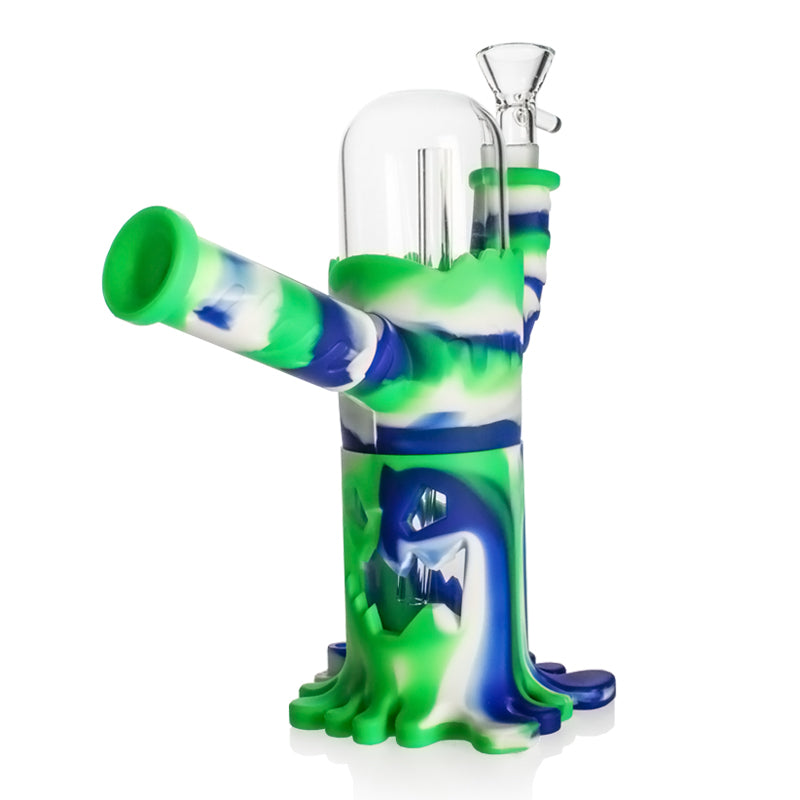 π§π«-ππ΄π― Silicone Evil Tree 7.5in Water Pipe