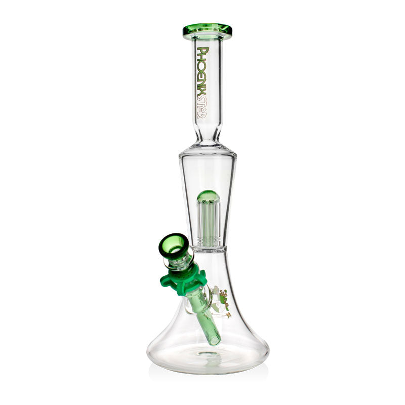 π£ππ«π΅π²π¬ Phoenix Star Glass 8 Tree Arm Perc 13.5in Water Pipe