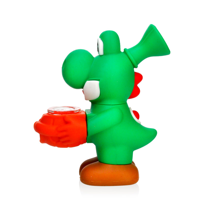 ๐ง๐ซ-๐ญ๐ฑ๐ฎ Yoshi Silicone 4.5in Water Pipe