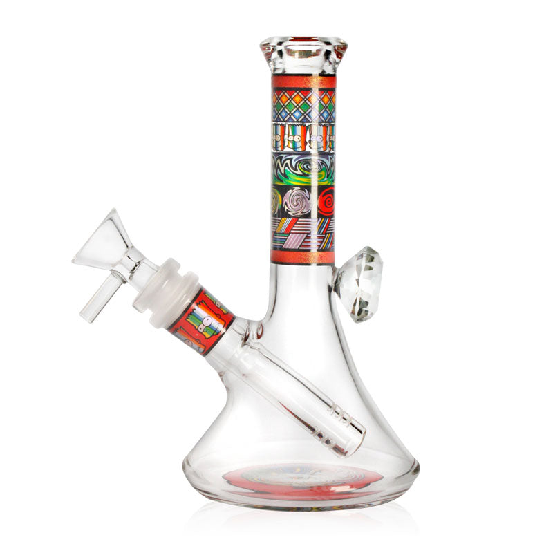 πͺπ£π―π²π Beaker w/ Box Dislpay Mixed Colors 7in Water Pipe