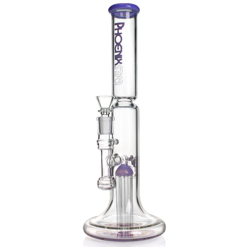 π£ππ«π³π΄π¬ Phoenix Star Glass 15in Water Pipe 6 Arm Tree Perc