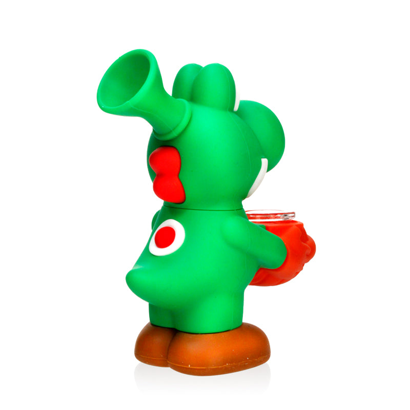 ๐ง๐ซ-๐ญ๐ฑ๐ฎ Yoshi Silicone 4.5in Water Pipe