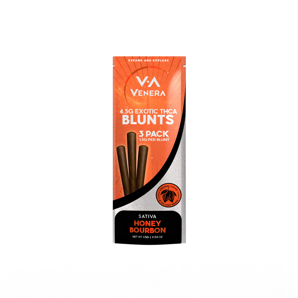 Venera Exotic 4.5g THC-A Blunts 3 Pack 10ct Display