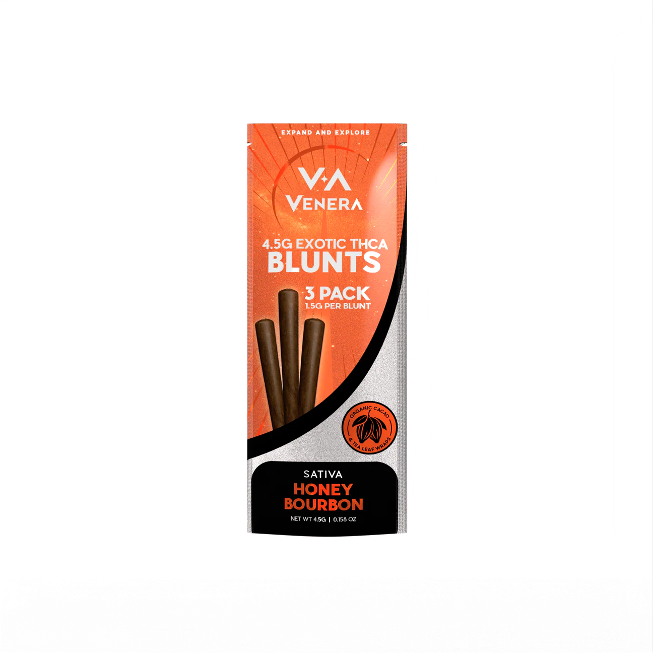 Venera Exotic 4.5g THC-A Blunts 3 Pack 10ct Display