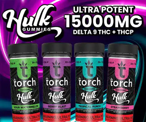 Torch 15000mg Hulk Gummies 6ct Display