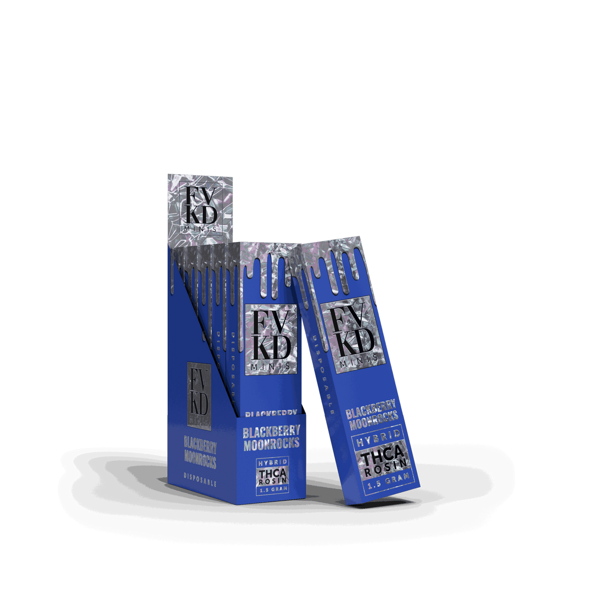 FVKD Minis 1.5G THC-A Rosin Disposable 5ct Display
