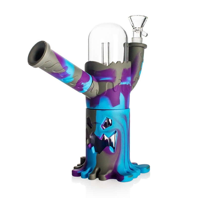 π§π«-ππ΄π― Silicone Evil Tree 7.5in Water Pipe