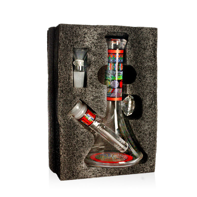 πͺπ£π―π²π Beaker w/ Box Dislpay Mixed Colors 7in Water Pipe