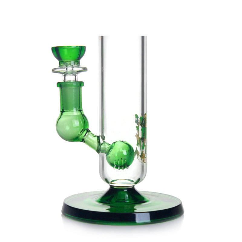 PHX704 Phoenix Star Glass Straight Tube 9in Water Pipe