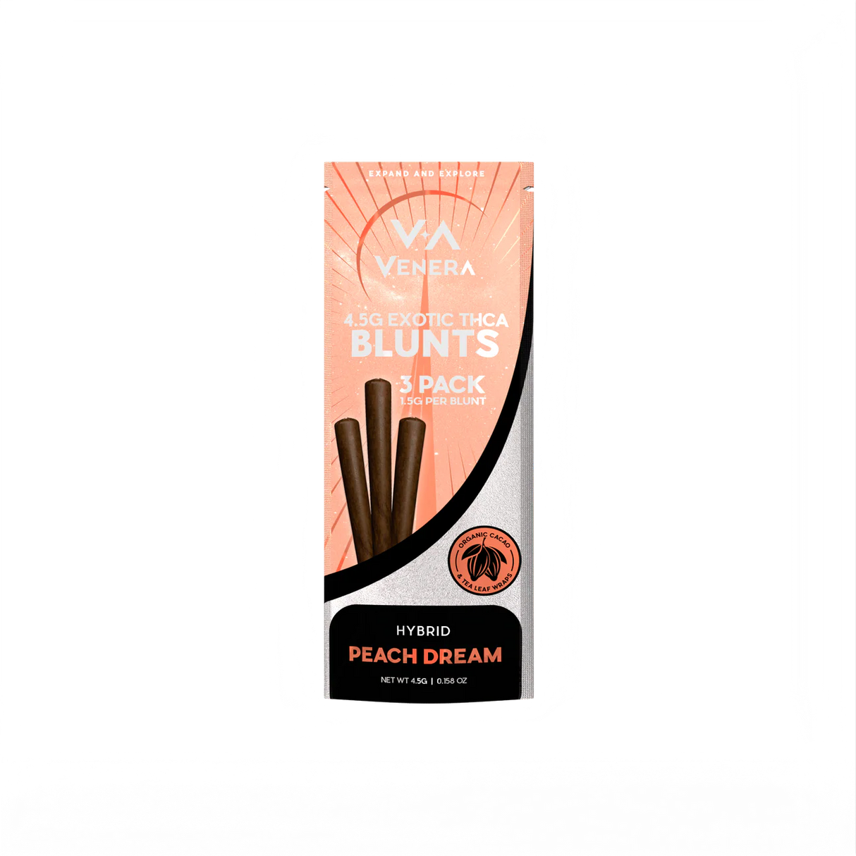Venera Exotic 4.5g THC-A Blunts 3 Pack 10ct Display
