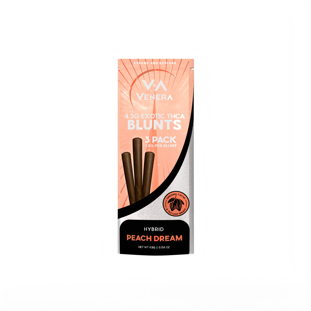 Venera Exotic 4.5g THC-A Blunts 3 Pack 10ct Display