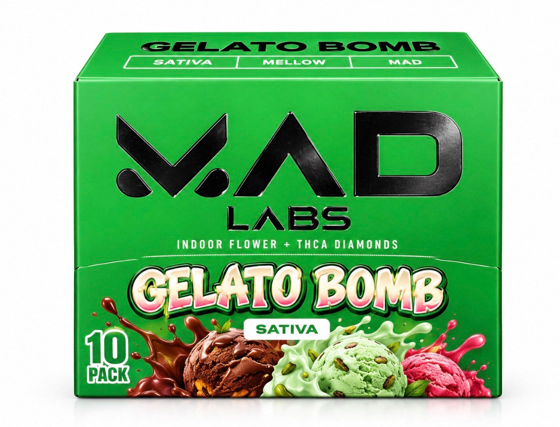 MAD 1.5G DIAMOND PRE ROLLS THCA 10 pk