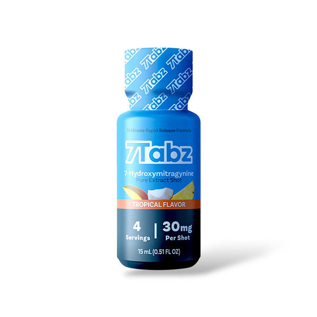 7 Tabz 30mg 7-Hydroxy Shots 30ct Display