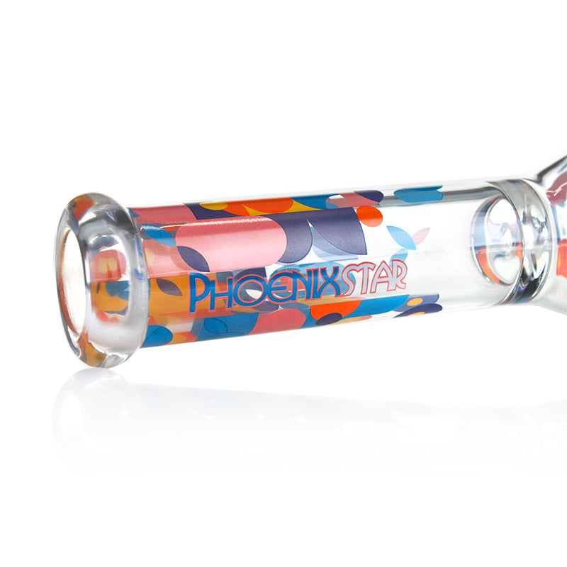 ๐ฃ๐๐ซ๐ด๐ฒ๐ฎ Phoenixstar Glass Beaker w/ Decals 10in Water Pipe