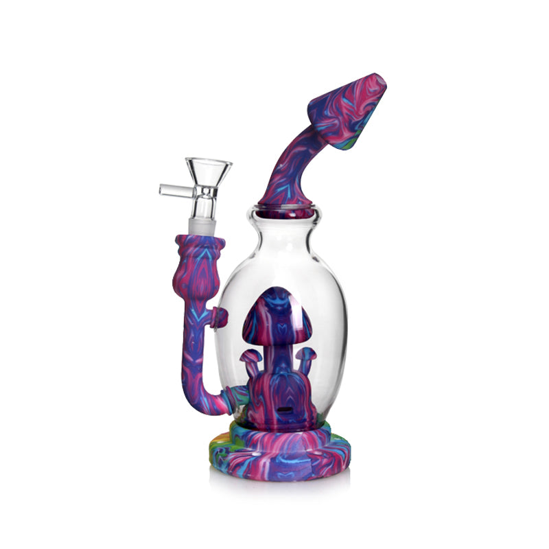 π§π«-ππ¬π± Silicone Shroom Bulb 7.5in Water Pipe