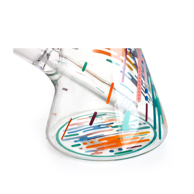 ๐ฃ๐๐ซ๐ด๐ฒ๐ฎ Phoenixstar Glass Beaker w/ Decals 10in Water Pipe