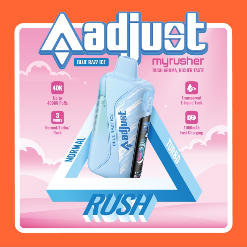 Adjust MyRusher 40K Disposable 5ct Display