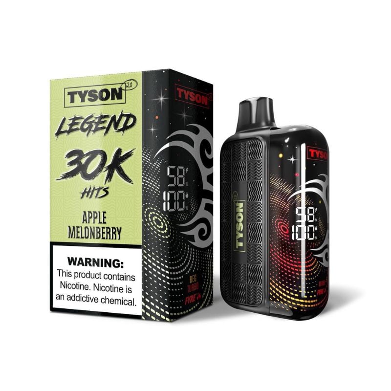 Tyson Legend 2.0 30,000 Puffs Disposable 5ct Display