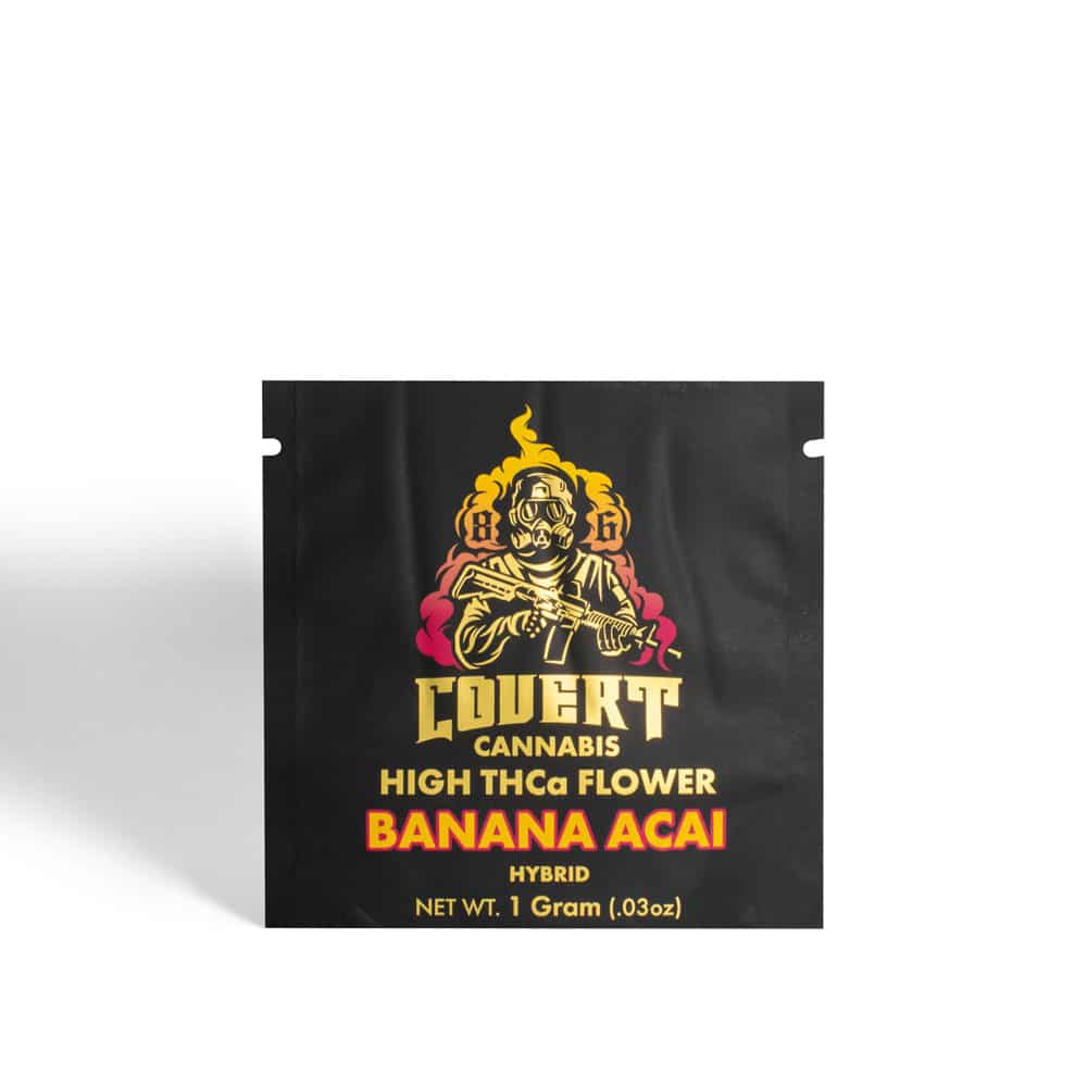 Covert High THCa Flower – 1 Gram 50ct Jar