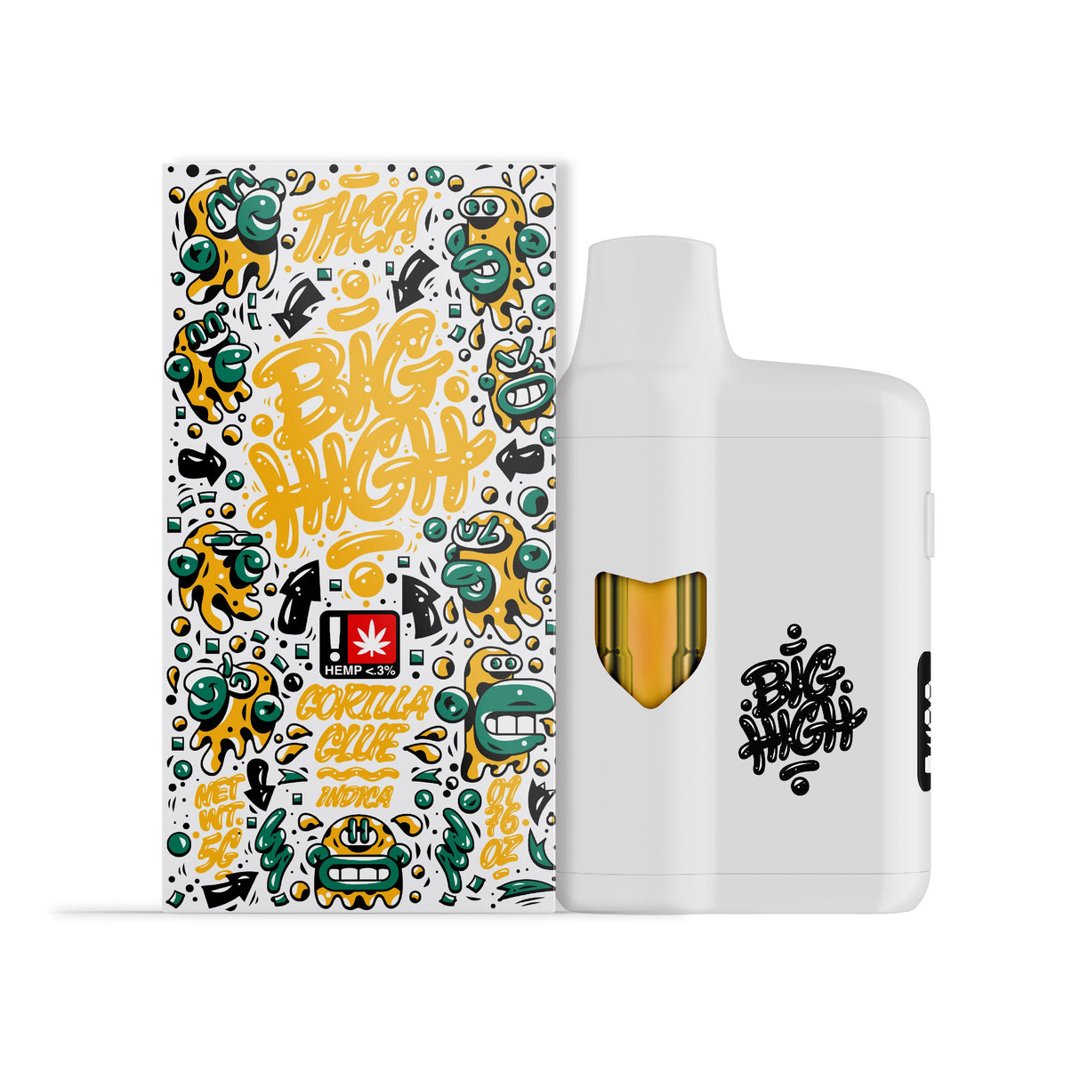 Big High 5g THC-A Disposable 5ct Display