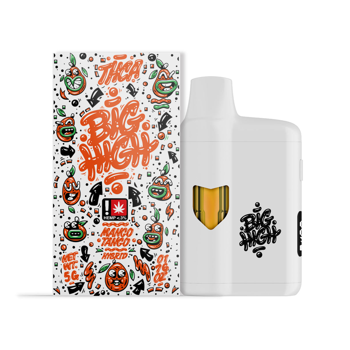 Big High 5g THC-A Disposable 5ct Display