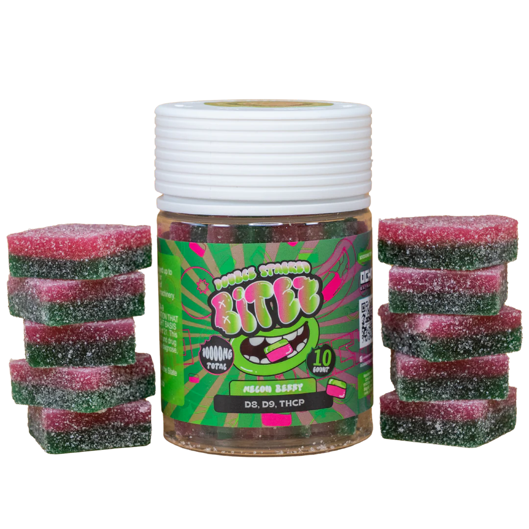 Ocho Extrax Double Stacked Bitez 10,000mg Gummies 6ct Display