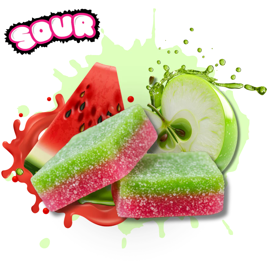 Ocho Extrax Double Stacked Bitez 10,000mg Gummies 6ct Display