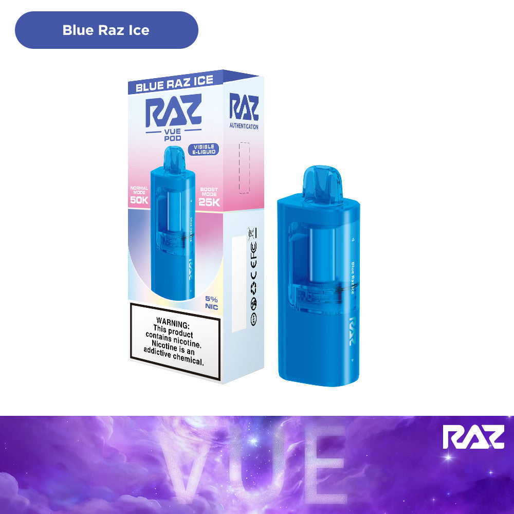 RAZ VUE 50K Disposable POD ONLY 5ct Display