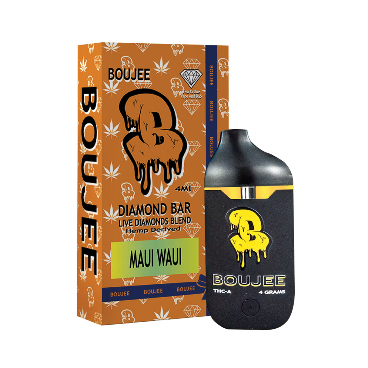 Boujee Diamond Bar 4g THC-A Disposable 5ct Display