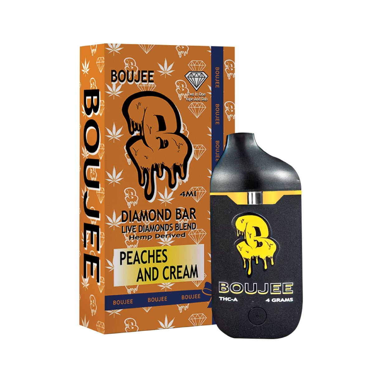 Boujee Diamond Bar 4g THC-A Disposable 5ct Display