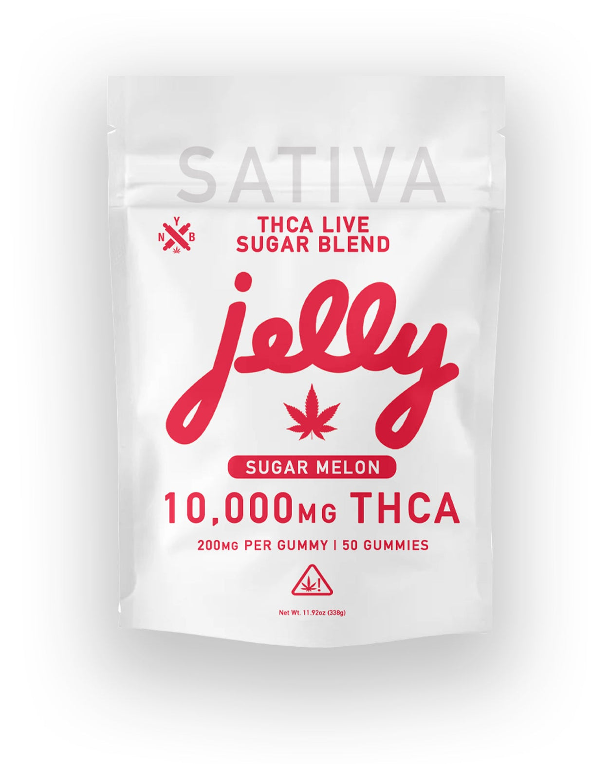 Jelly 50ct THCA Live Sugar Blend 10,000mg Gummies