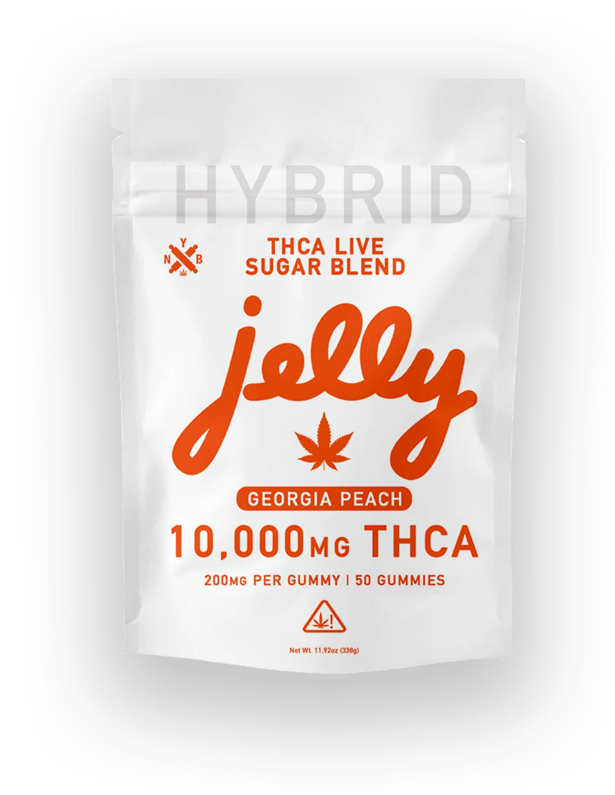 Jelly 50ct THCA Live Sugar Blend 10,000mg Gummies