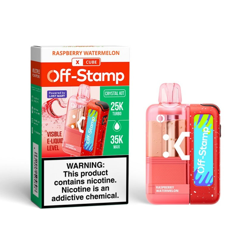 Off-Stamp X-Cube Crystal 35K Disposable KIT 5ct Display