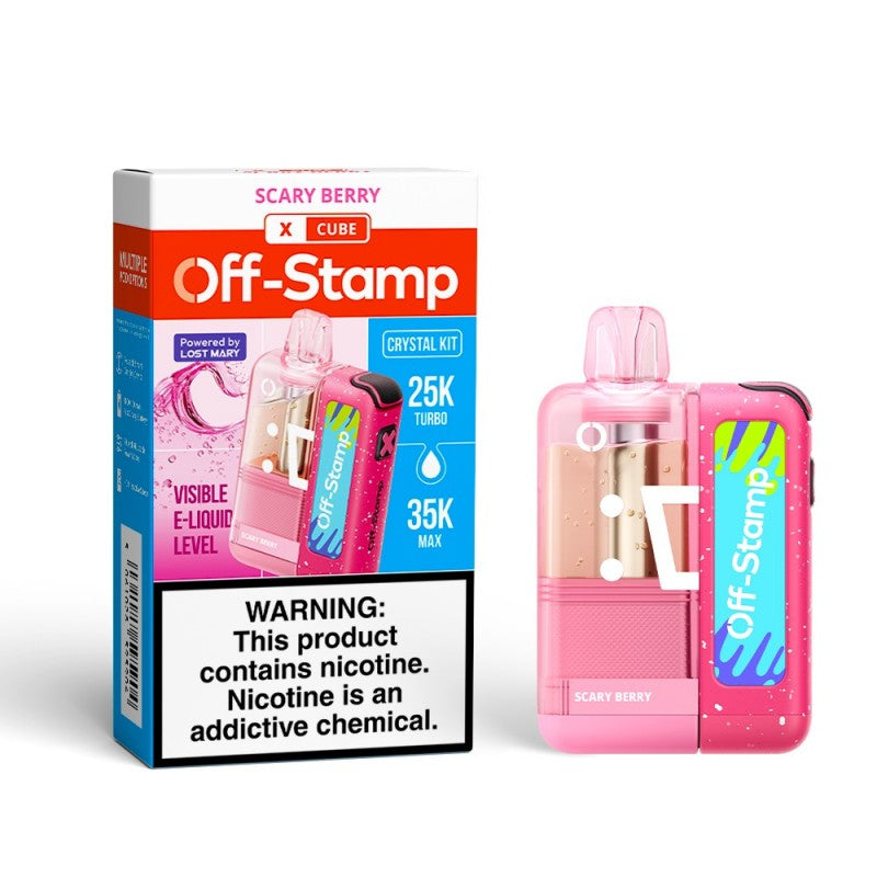 Off-Stamp X-Cube Crystal 35K Disposable KIT 5ct Display
