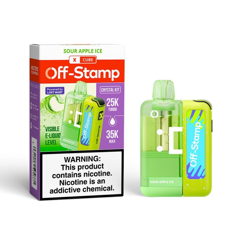 Off-Stamp X-Cube Crystal 35K Disposable KIT 5ct Display