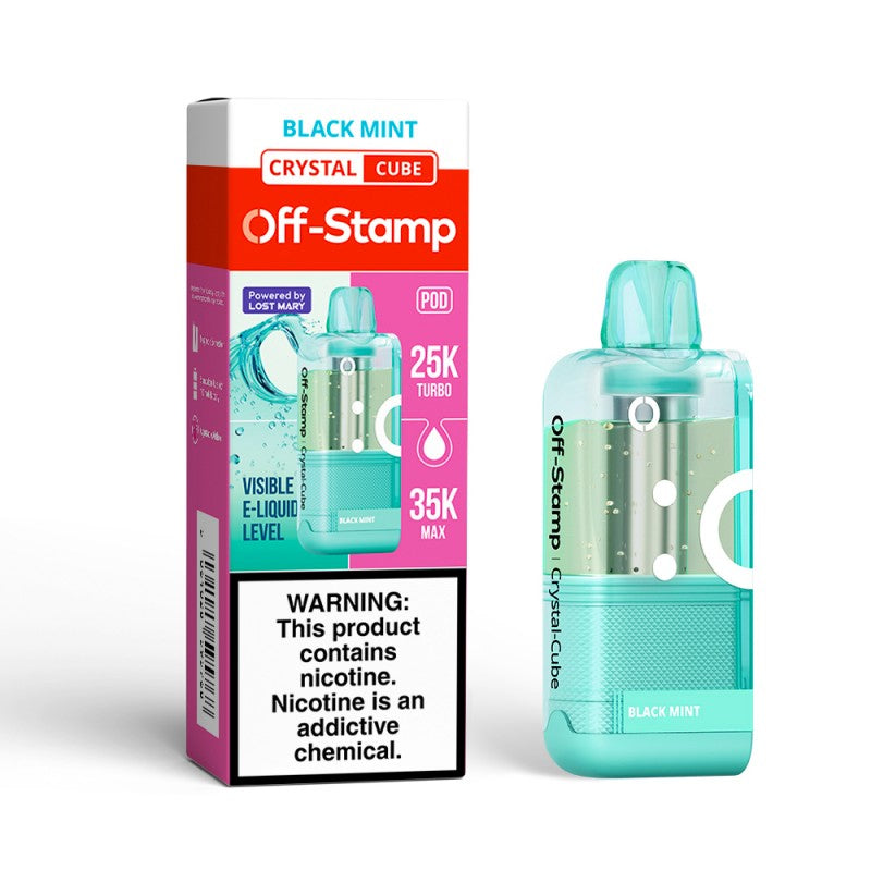 Off-Stamp X-Cube Crystal 35K Disposable POD 5ct Display