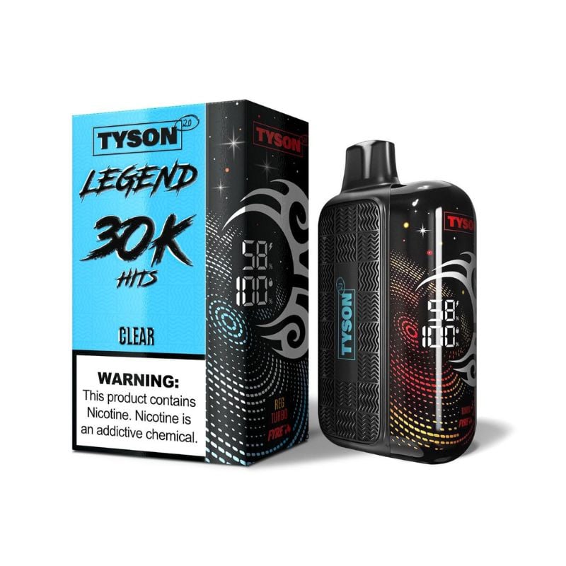 Tyson Legend 2.0 30,000 Puffs Disposable 5ct Display