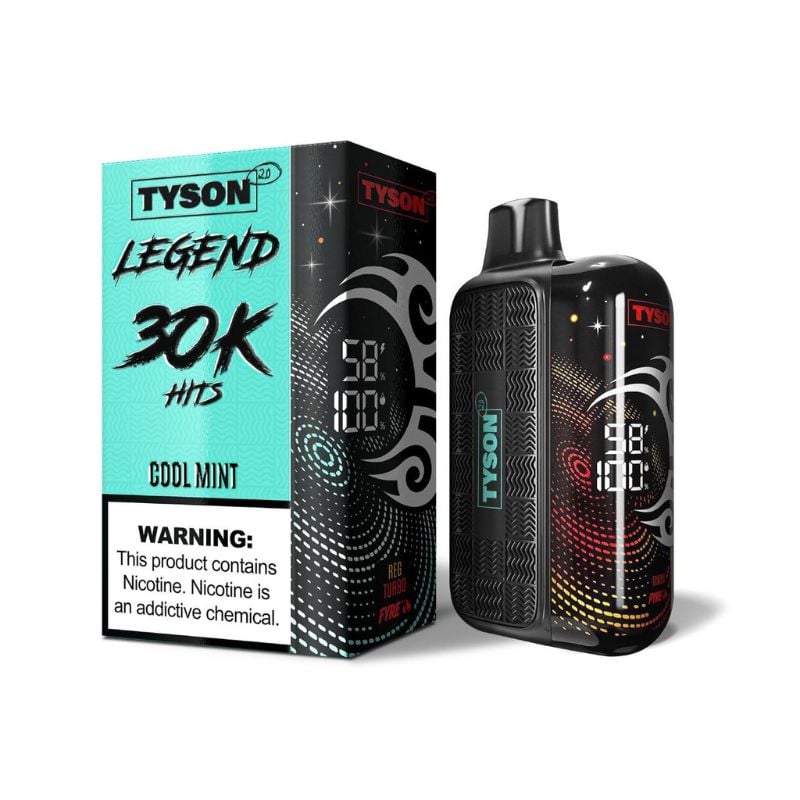 Tyson Legend 2.0 30,000 Puffs Disposable 5ct Display